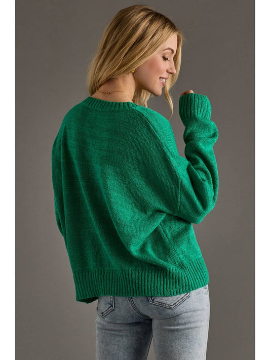Green Margs Lightweight Sweater