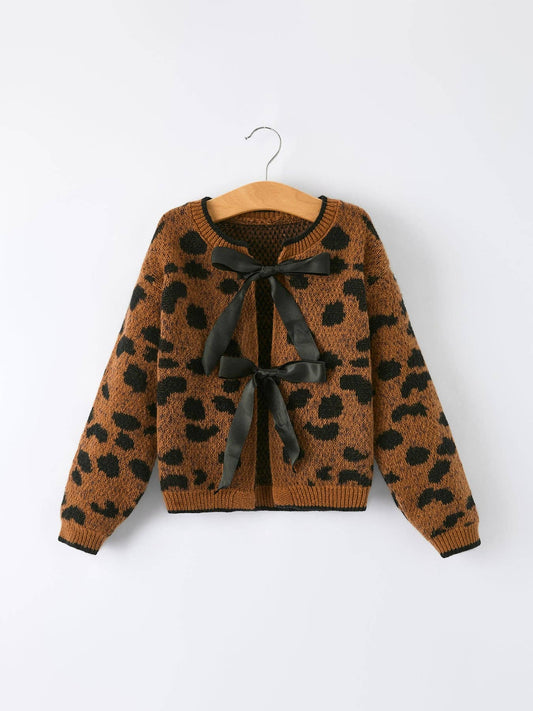 Mommy and Me Leopard Sweater Cardigan - Kids
