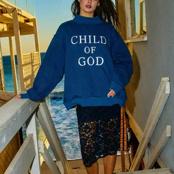 'child of God' Embroidered Sweatshirt