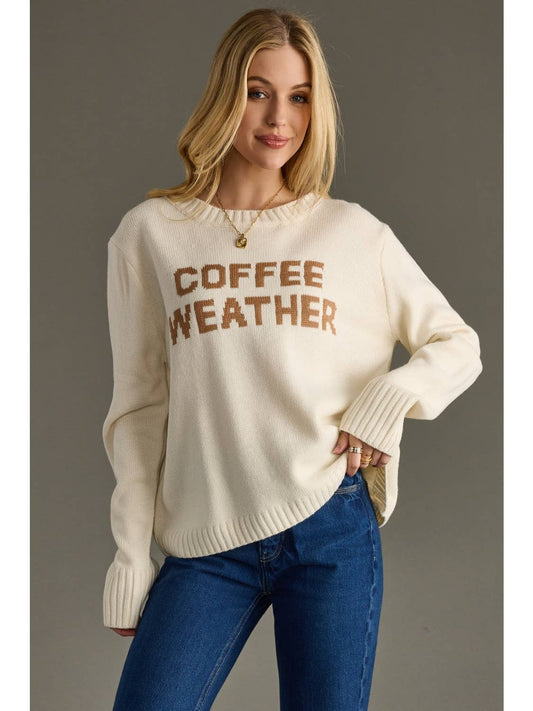 Coffee Weather Sweater Ivory