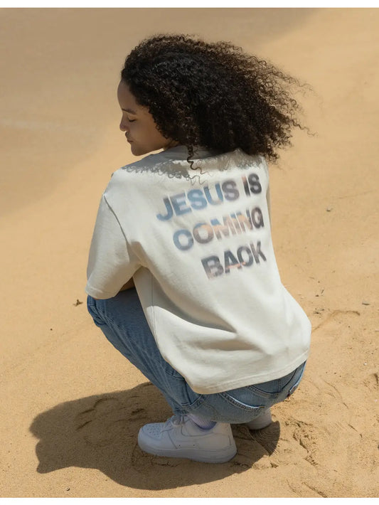 Jesus Is Coming Back Heavyweight Tee