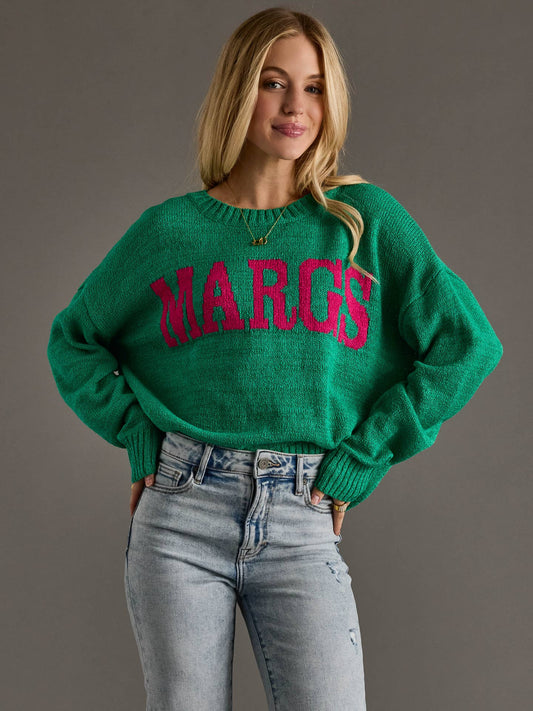 Green Margs Lightweight Sweater