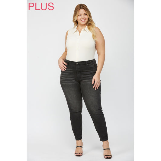 High Rise Ankle Skinny PLUS