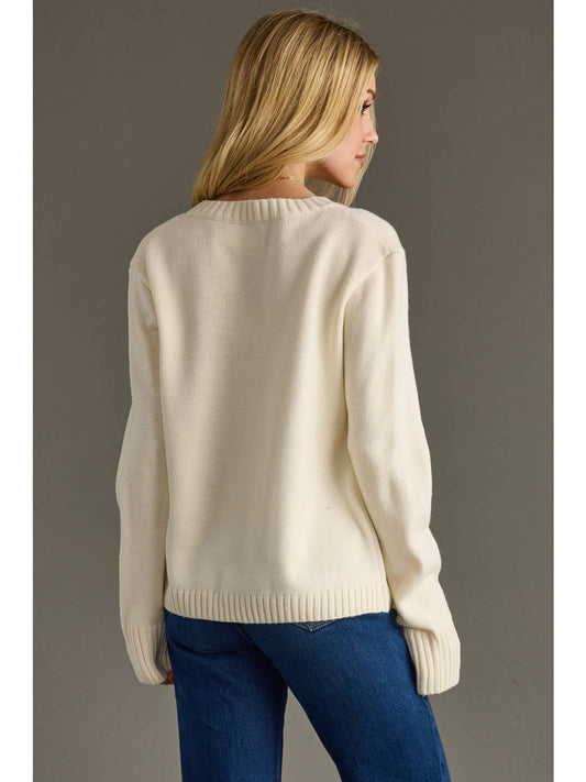 Coffee Weather Sweater Ivory