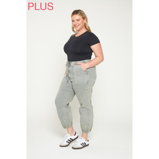 High Rise Jogger Crop PLUS