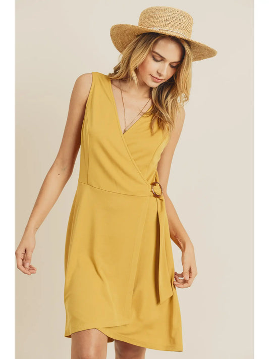Fit and Flare Wrap Dress